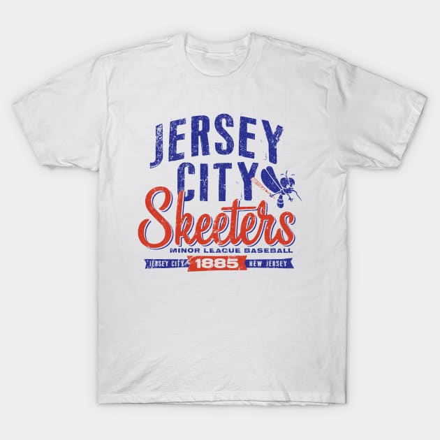 Jersey City Skeeters T-Shirt by MindsparkCreative